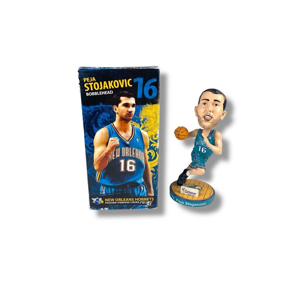 Peja Stojakovic New Orleans Hornets Bobblehead Great Collectible READ - Picture 1 of 5